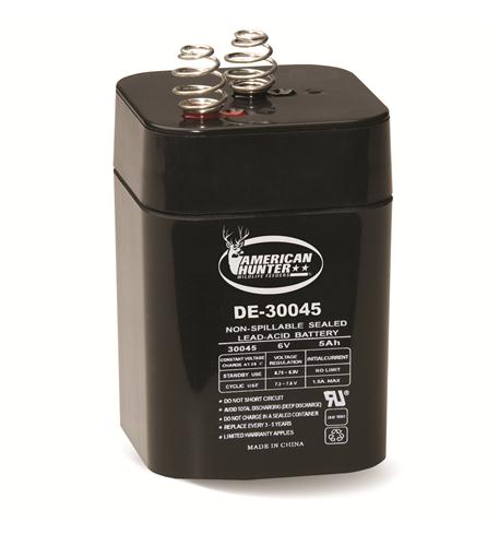 American Hunter, Batterie rechargeable 6V 5A Spring Top GSM-DE-30045