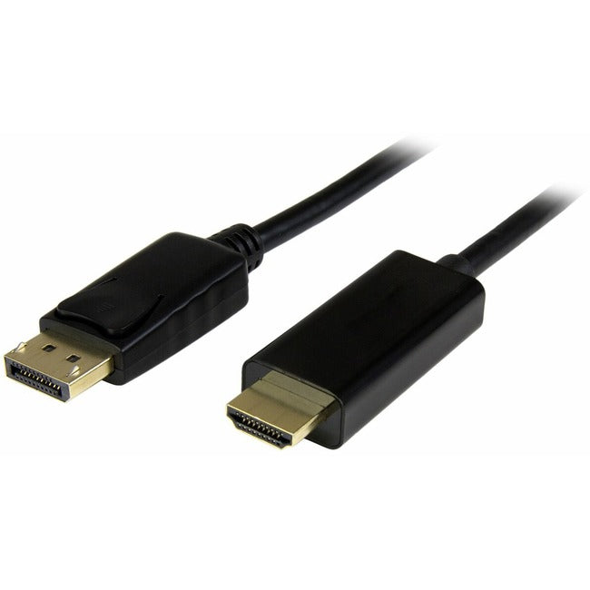 4XEM, Câble 6Ft Displayport Male To Hdmi,Male Active Dp Hdmi 4K Noir