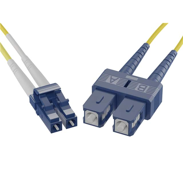 GROUPE DES NATIONS UNIES, LLC, Câble à fibre optique monomode Lc-Sc de 8 mètres, jaune, Ofnr, 9/125 micron, monomode