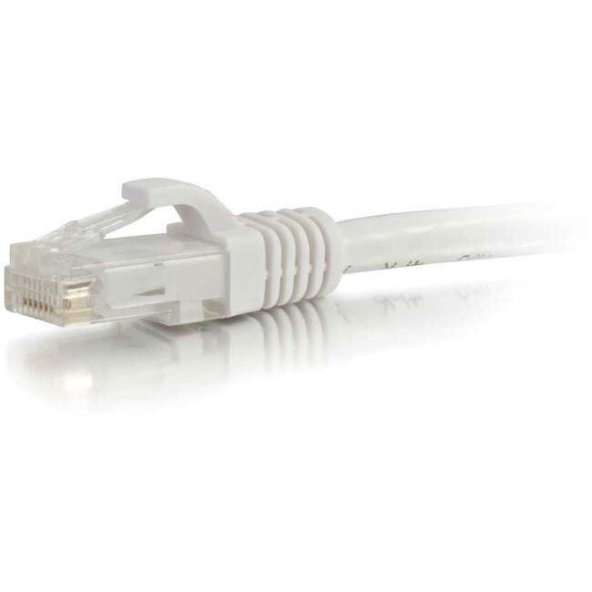 C2G, Câble de raccordement de réseau Ethernet non blindé (Utp) Cat6 de 75 pieds - blanc