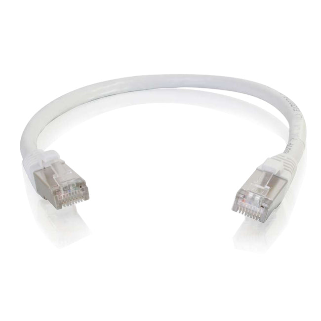 C2G, Câble de raccordement réseau 6In Cat6 Snagless Shielded (Stp)Network Patch Cable - White