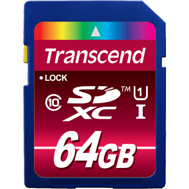 TRANSCEND INFORMATION, Carte 64Gb Sdxc Class10 Uhs-I,600X