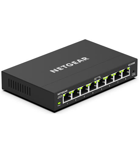 Netgear, Commutateur Gigabit Plus 8 ports NET-GS308E-100NAS